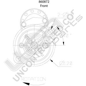 Prestolite Starter  Replacement for Perkins 2873K4