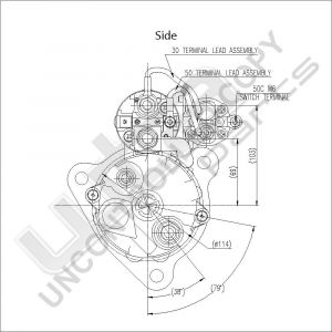 Prestolite M105 for D13HP608 Karosa Irisbus