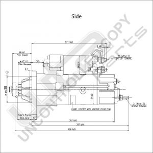 Prestolite M105 for D13HP608 Karosa Irisbus