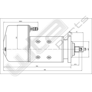 Prestolite QB  Starter 24V 9KW