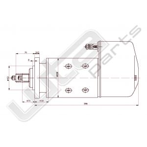 Prestolite QB  Starter 24V 9KW