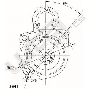 Prestolite Starter EV DEUTZ 24V 4KWrepl.> 0001231