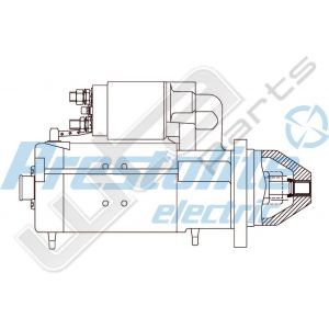 Prestolite Starter EV 24V 4KW0001231027 / CNH