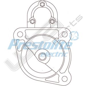 Prestolite Starter EV 24V 4KW0001231027 / CNH