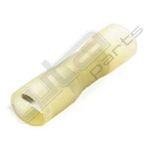 Kabelschoen heat schrink geel plat female 6,3