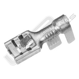 Kabelschoen platstekker 6,3x0,8 1,0-2,5 locki
