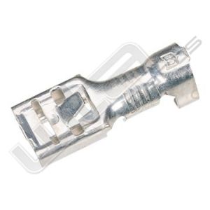 Kabelschoen platstekker 6,3x0,8 1,0-2,5 dimpl
