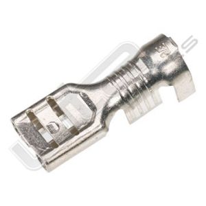Kabelschoen platstekker 6,3x0,8 1,0-2,5 dimpl