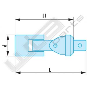 Facom cardankoppeling 1 125mm vonkvrij