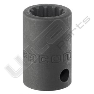 Facom 3/8 doppen impact spline profiel 14