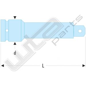 Facom douille impact 3/8 12pt 9/32