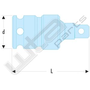 Facom douille impact 1/2 12pt 1/2p