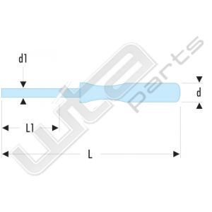 Facom schroevendraaierhandvat 1/4 lang