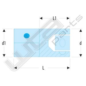 Facom verloopstuk van 1/4 naar 3/8
