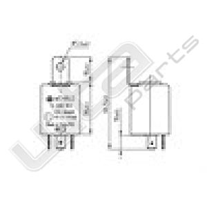 Wehrle LED-flasher 12V 30W  3 pins