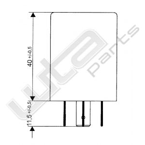 Wehrle stappen relais 12V 10/20A