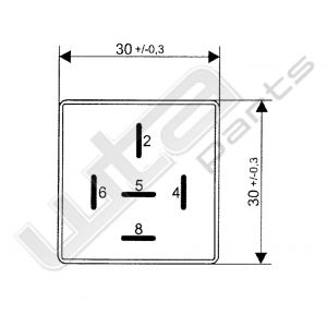 Wehrle stappen relais 12V 10/20A