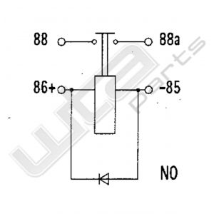 Wehrle hoog vermogen relais 12V 100A