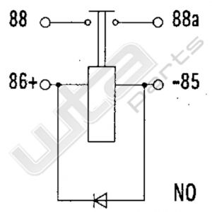 Wehrle hoog vermogen relais 12V 300