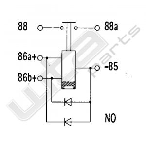 Wehrle hoog vermogen bistable relais 12V 100A