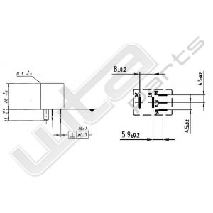 Wehrle mikro relais 24V N.C.