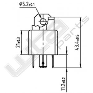 Wehrle relais met zekering 24V