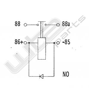 Wehrle hoog vermogen relais 24V 80A