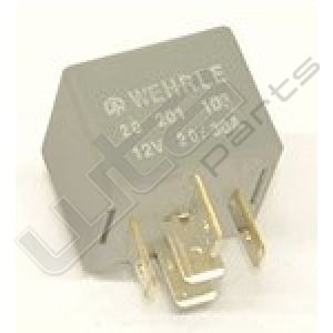 Wehrle mini relais 12V 20/30A met diode85-86-87-87a