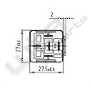 Wehrle mini relais 12V 30A