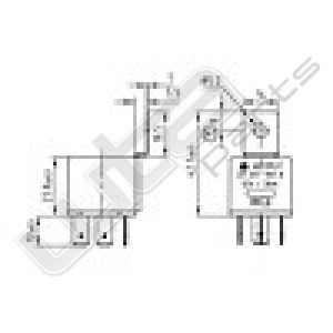 Wehrle mini relais 12V 30A