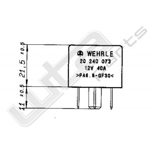 Wehrle Mini Relay A 12V