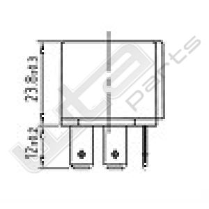 Wehrle Mini-Relay 24V 20A