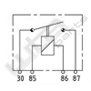 Wehrle  Sluit relais 24V 20A 30-85-86-87