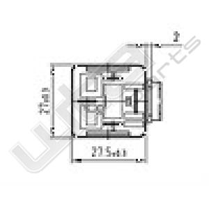 Wehrle  Sluit relais 24V 20A 30-85-86-87