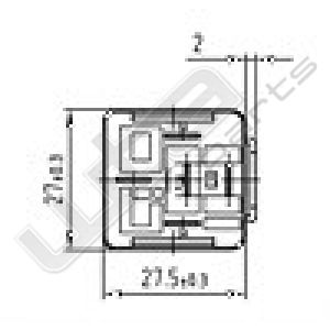 Wehrle Mini-Relay 24V 10/20A