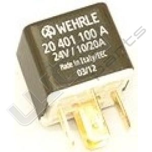 Wehrle wissel relais 24V 10/20A 30-85-86-87-87a