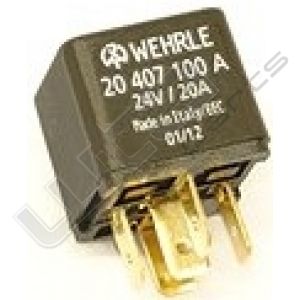 Wehrle sluit relais 24V 20A 30-85-86-87-87