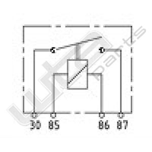 Wehrle Sluit relais 24V 20A 30-85-86-87