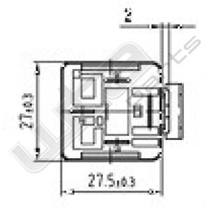 Wehrle Sluit relais 24V 20A 30-85-86-87