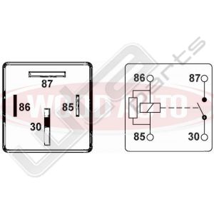 Mini relay 24V 70A 30-85-86-87