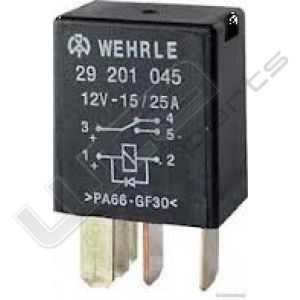 Wehrle Micro-Relais 12V 15/25A diode