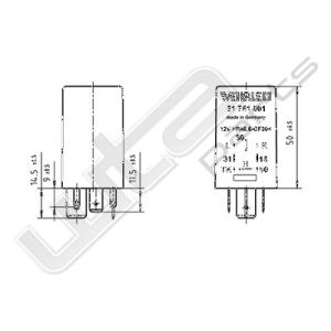 Wehrle Preheating relay 12V