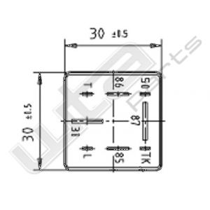 Wehrle Preheating relay 12V