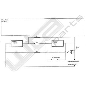 Serie parallelschakelaar continu Albright 200AMP