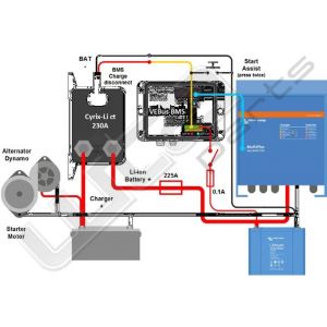 Victron Cyrix-Li-ct 12/24V-230A combiner