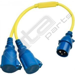 Victron Splitter Cord 16A/250V CEE/2xCEE