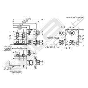 Relais 12V enkel/wissel 100A continu