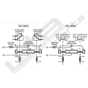 Relais blok 12V DC182 150A continu