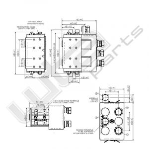 Relais 12V omkeerschakeling Albright