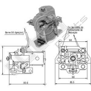 Startrelais Ongeisoleerd ZM 24V